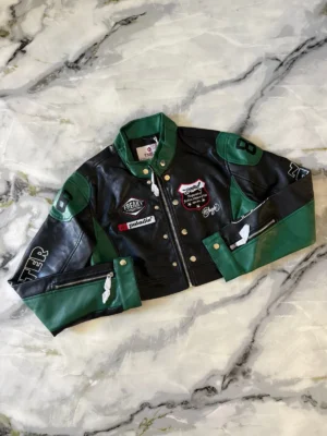 Campera Eco cuero Corta