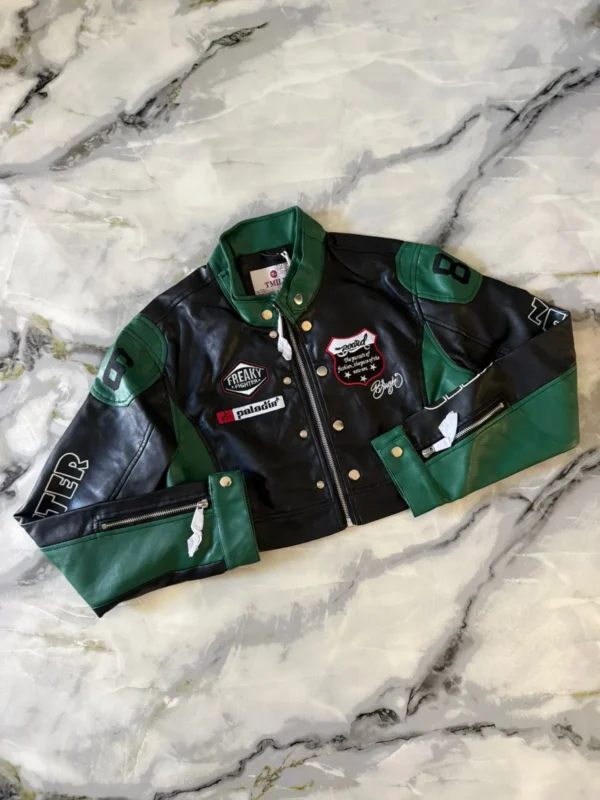 Campera Eco cuero Corta